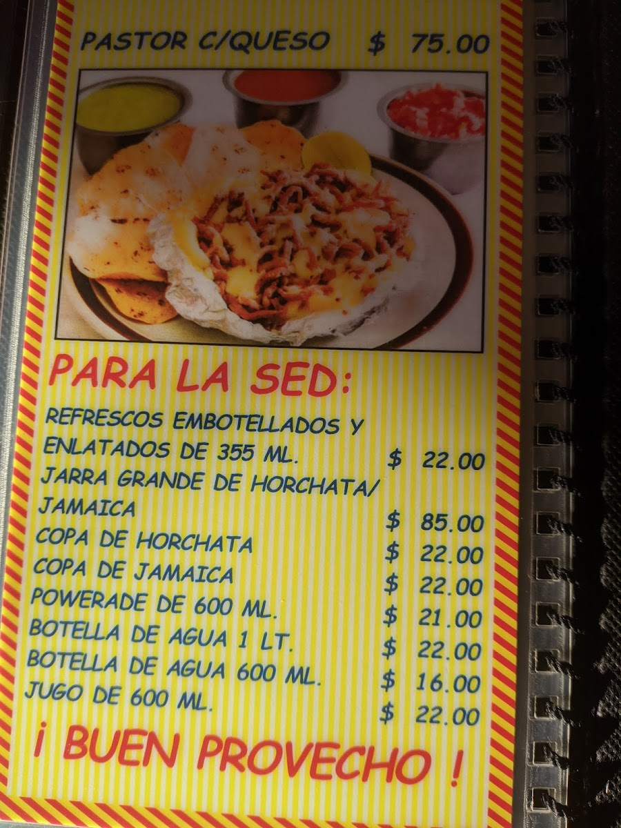 Taqueria El Pastorcito Menu - Image 1